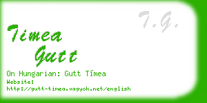 timea gutt business card